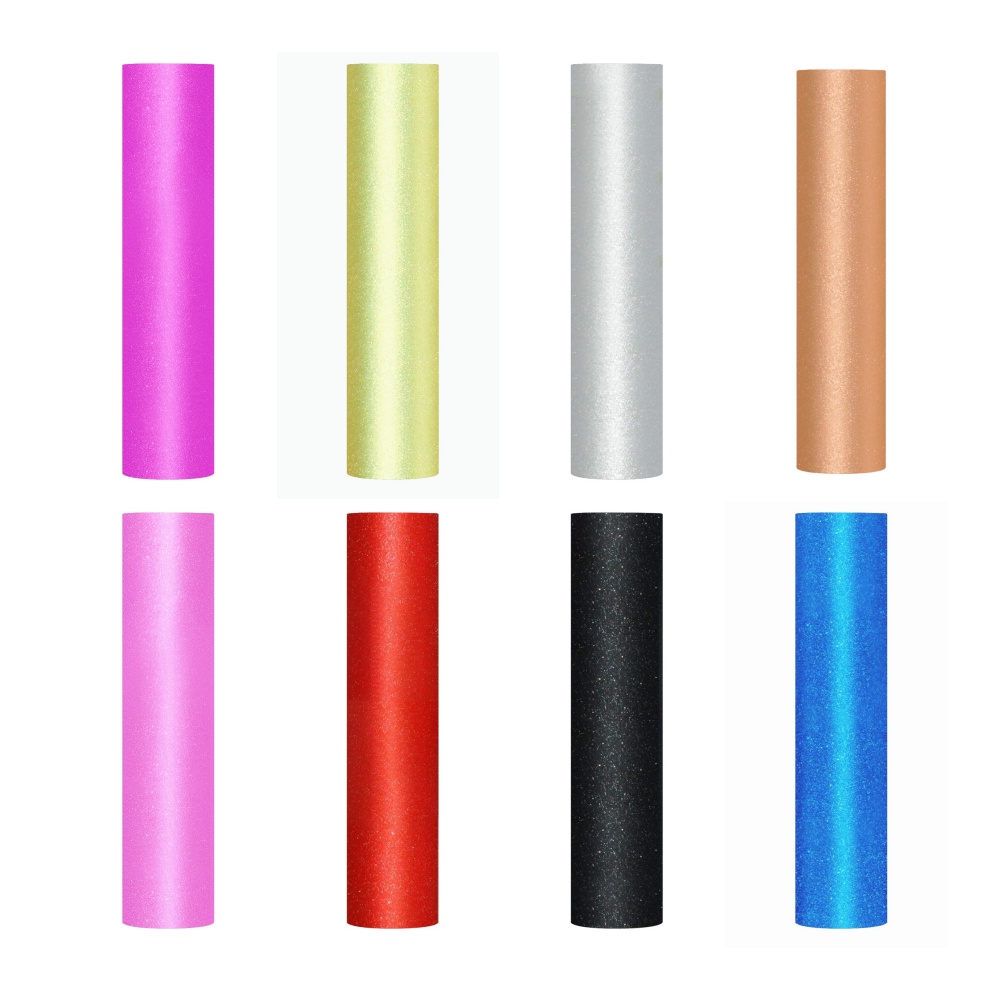 Glitter Vinyl Roll - ไวนิลกลิตเตอร์อัจฉริยะ1ม้วนสำหรับ cricut JOY, แผ่นกาวไวนิล5.5*60นิ้ว/5.5 * 120in