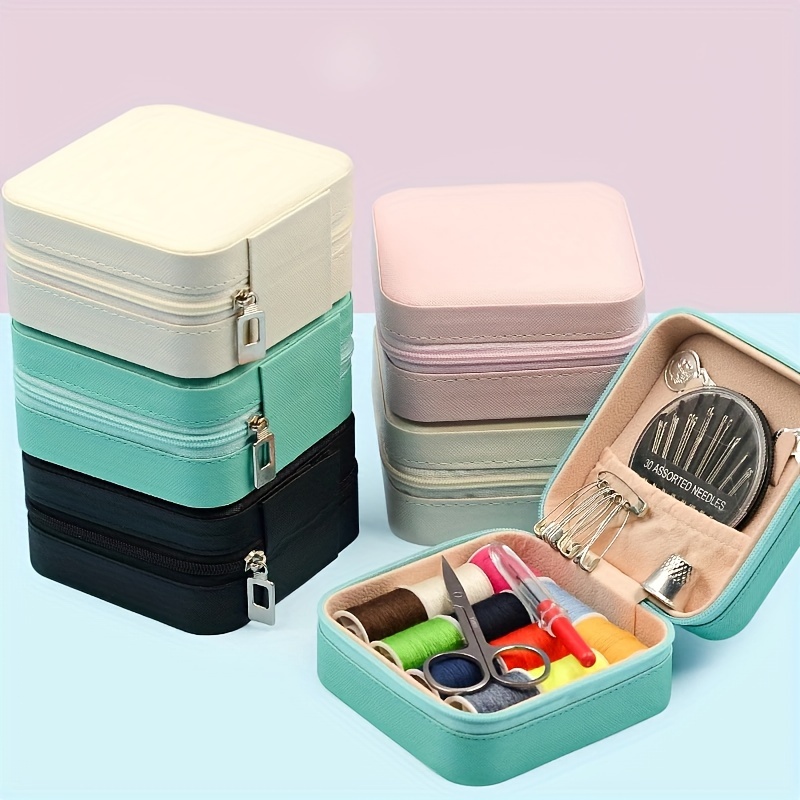 Craft Embellishment Storage - กระเป๋าจักรเย็บผ้าสำหรับใช้ในครัวเรือนกระเป๋าเครื่องมือตัดเย็บอเนกประสงค์กล่องเก็บของชุดกล่องไฮเอนด์แบบพกพาสำหรับหอพักนักเรียน