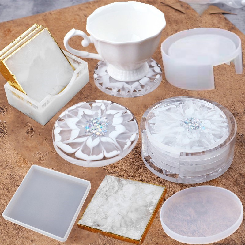 Craft Embellishment Storage - SNASAN แผ่นรองแก้วซิลิโคน แม่พิมพ์ซิลิโคน กล่องเก็บเรซิ่น แม่พิมพ์ซิลิโคน ทำมือ
