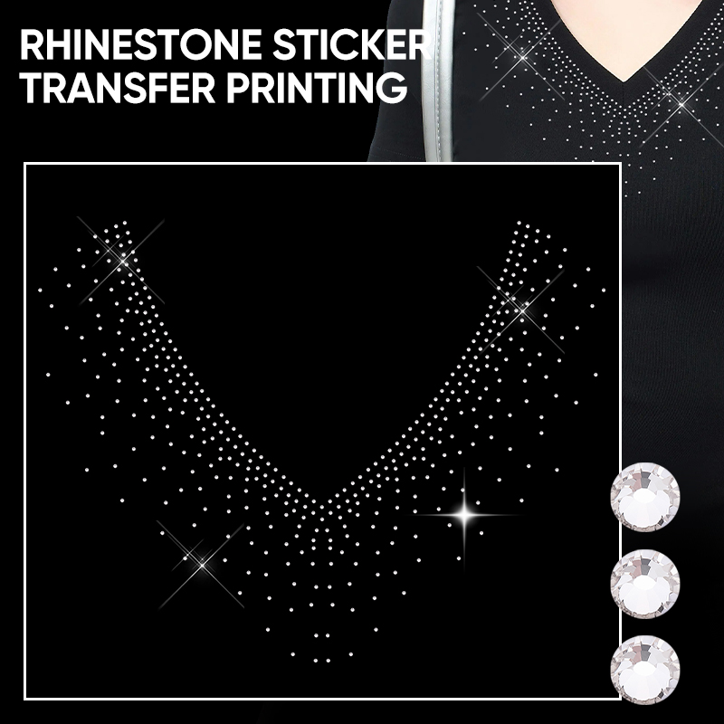 Glitter Vinyl Roll - สติกเกอร์ติดเสื้อผ้ารูปตัววีแบบมีกลิตเตอร์ QIAO 1/2/4/6 ชิ้น - ไวนิลรีดร้อนแบบลอกออกง่ายสำหรับตกแต่งเสื้อผ้า