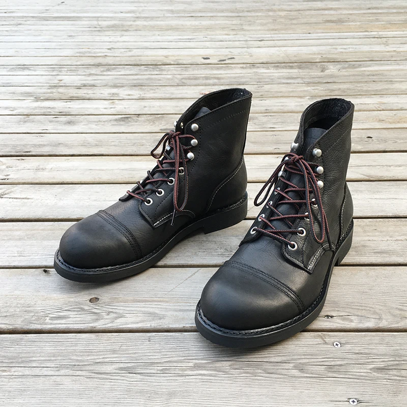 Guipure Lace Panel - รองเท้าผู้ชายใหม่รองเท้าแบรนด์หรู Vintage Men รองเท้าหนังวัว Goodyear Welted