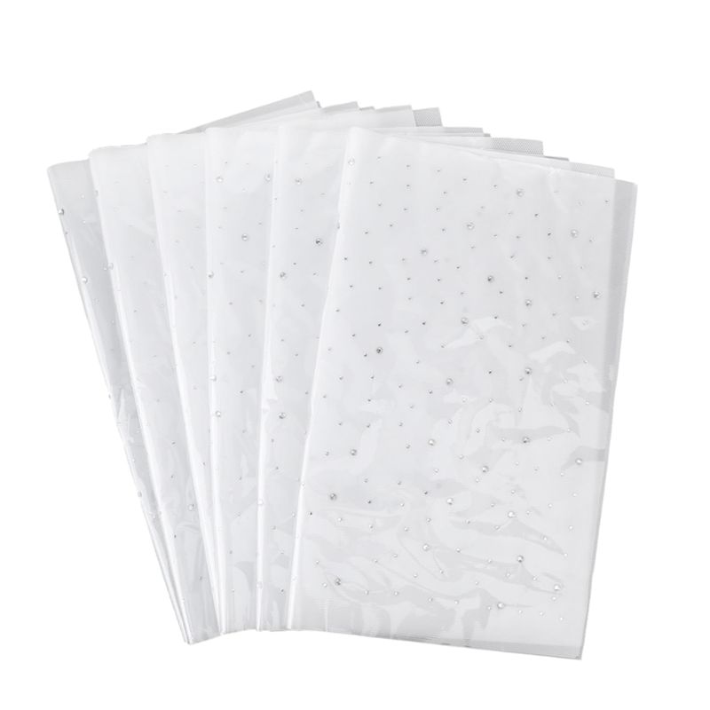 Hotfix Rhinestone Sheet - แผ่นรีดร้อนติดเสื้อผ้า AEE8-10 ลายคริสตัล แผ่นตกแต่งด้วยกากเพชรแบบรีดร้อน รูปทรงกลมแบน
