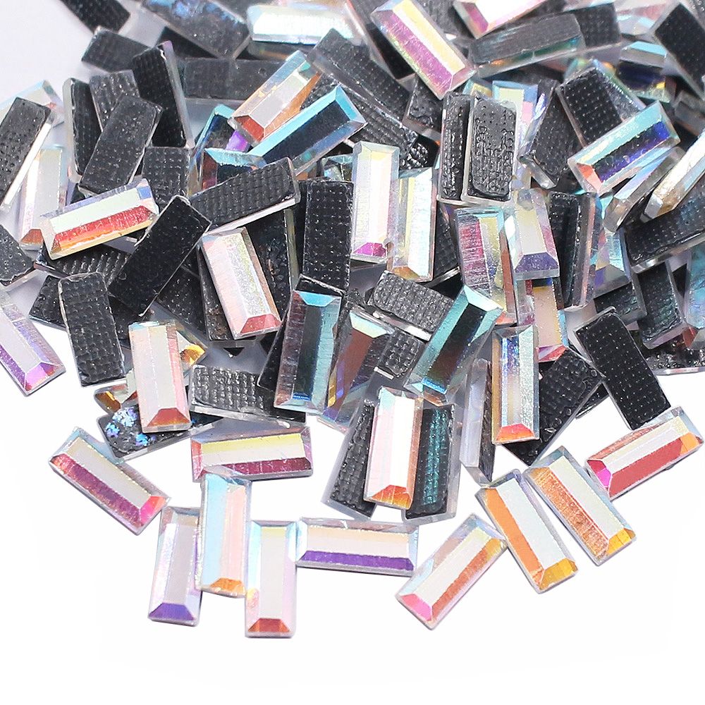 Hotfix Rhinestone Sheet - 200PCS Strip กาวกลับ Hotfix Rhinestones คริสตัลแก้ว