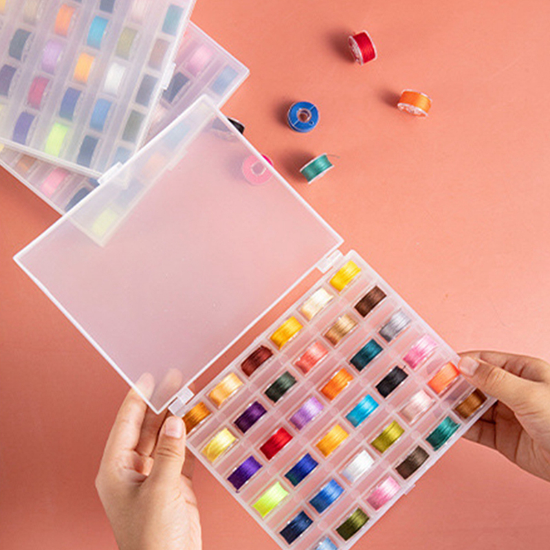 ใหม่【ชุดกล่องใส่หลอดด้ายเย็บผ้ - Craft Embellishment Storage บทวิจารณ์และราคา