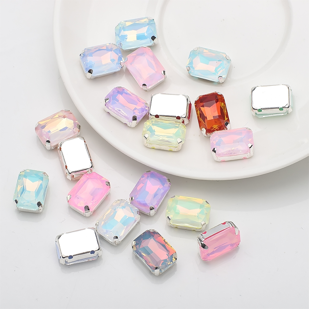 อุปกรณ์เย็บติดเพชรเทียมทรงสี่เ - Sew On Rhinestone บทวิจารณ์และราคา