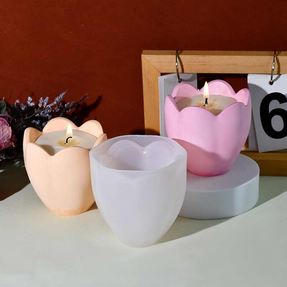 ทิวลิปเทียนผู้ถือแม่พิมพ์ซิลิโ - Craft Embellishment Storage บทวิจารณ์และราคา