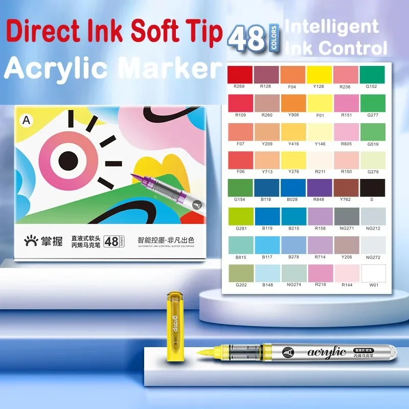 GRASP 120/1 สีมาร์กเกอร์อะคริล - Copic Marker Sketch บทวิจารณ์และราคา