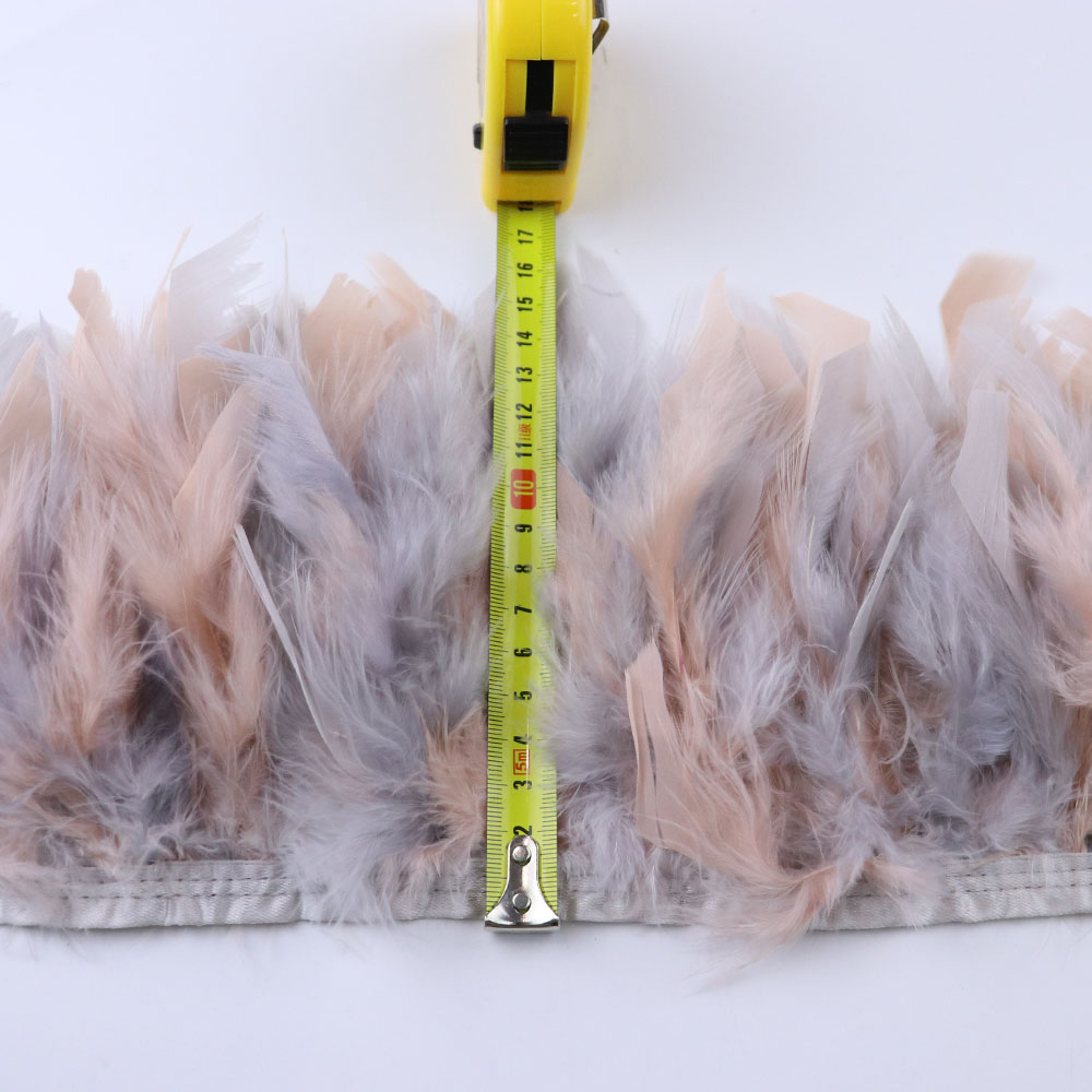 ริบบิ้นขนนกไก่งวงมาราบูธรรมชาต - Feather Trim Marabou บทวิจารณ์และราคา