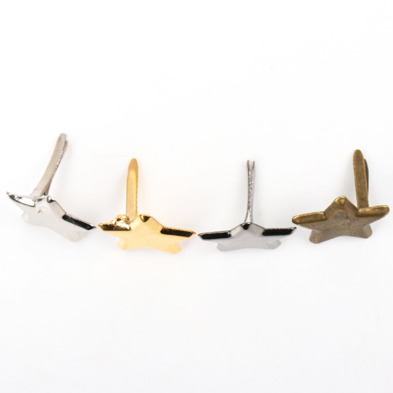 50 ชิ้นผสมโลหะ Star Brad Studs - Embellishments For Scrapbooking บทวิจารณ์และราคา
