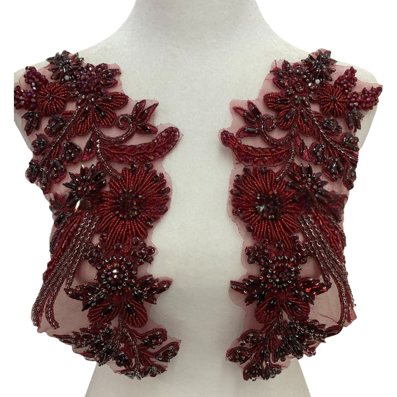49MC เย็บปักถักร้อยลูกปัดข้าวส - Applique Patch Flower บทวิจารณ์และราคา
