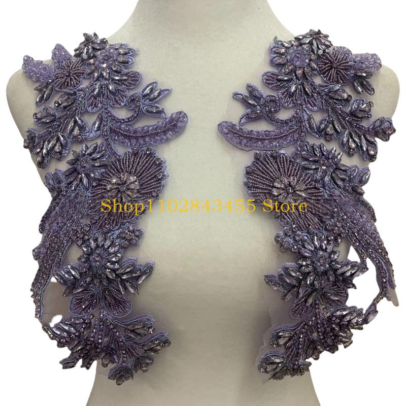 49MC เย็บปักถักร้อยลูกปัดข้าวส - Applique Patch Flower บทวิจารณ์และราคา