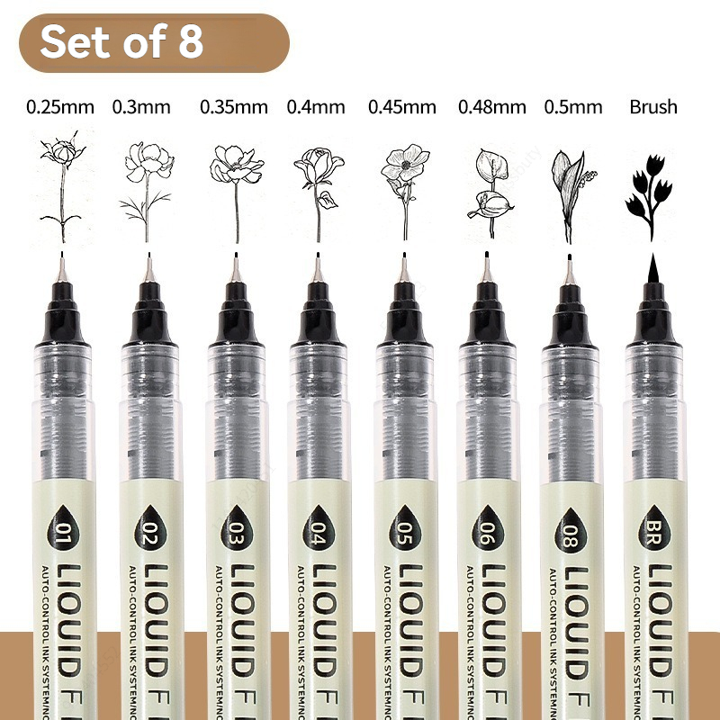 ปากกาเขียนเส้นเล็กสีดำ 12 ด้าม - Copic Marker Sketch บทวิจารณ์และราคา