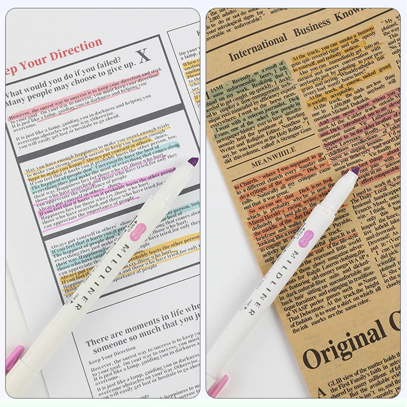 ปากกาไฮไลท์ Zebra mildliner WK - Zebra Pen Mildliner บทวิจารณ์และราคา