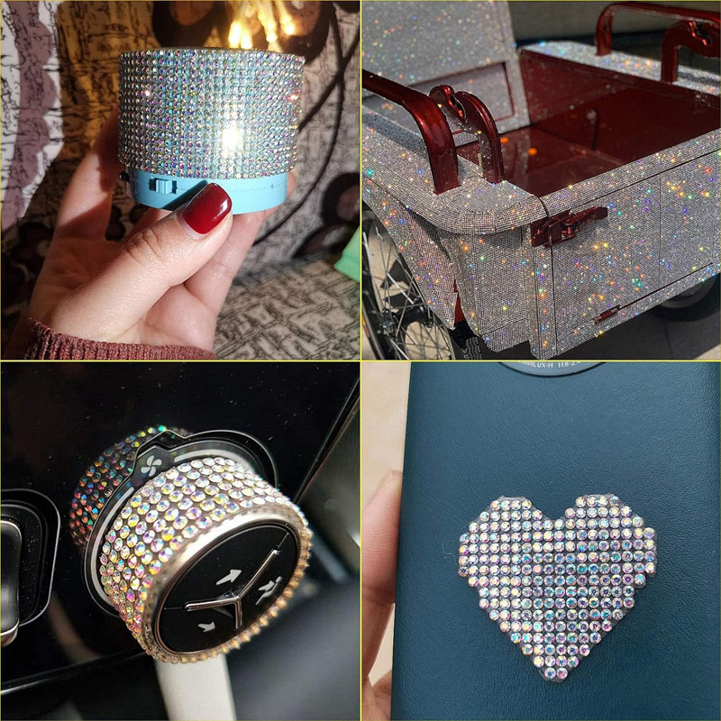 แผ่นสติกเกอร์คริสตัลติดเพชร 97 - Hotfix Rhinestone Sheet บทวิจารณ์และราคา