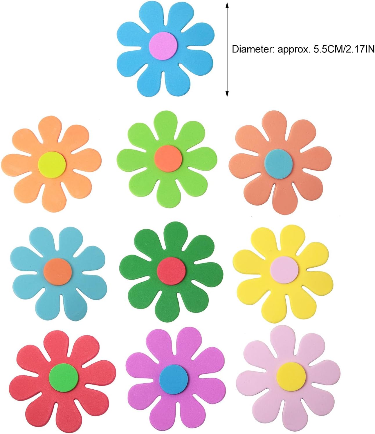 สติกเกอร์โฟมรูปดอกไม้ 3 มิติ ง - Embellish Craft บทวิจารณ์และราคา
