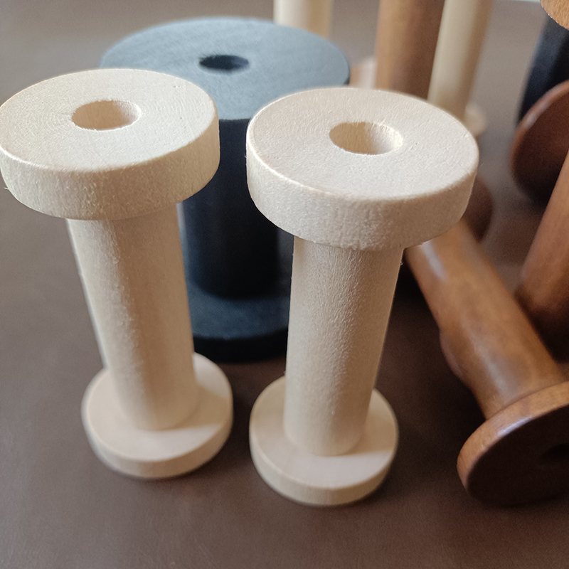 10ชิ้น/เซ็ต spools ไม้ธรรมชาติ - Organza Ribbon Spool บทวิจารณ์และราคา