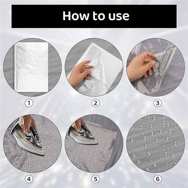 AB08-24 แผ่นสติ๊กเกอร์เพชรติดเ - Hotfix Rhinestone Sheet บทวิจารณ์และราคา