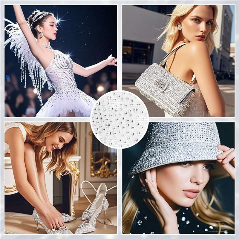 AB08-24 แผ่นสติ๊กเกอร์เพชรติดเ - Hotfix Rhinestone Sheet บทวิจารณ์และราคา