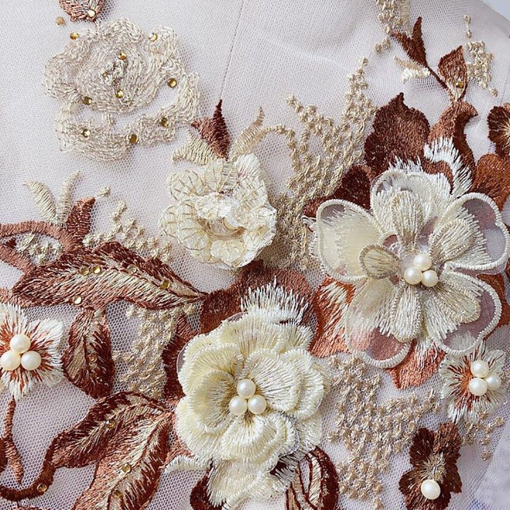 แพทช์ปักเลื่อมสีสันสวยงาม แต่ง - Applique Patch Flower บทวิจารณ์และราคา