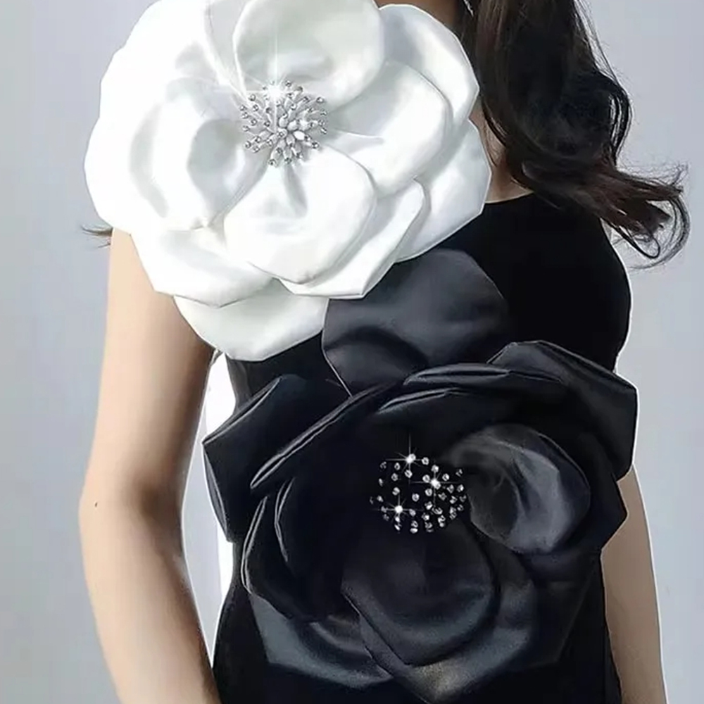 ใหม่แผ่นปะลูกไม้ลายดอกไม้ขนาดใ - Applique Patch Flower บทวิจารณ์และราคา