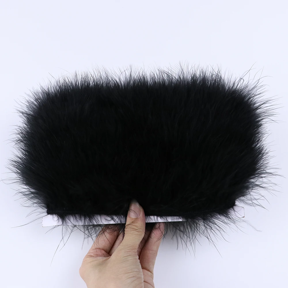 ริบบิ้นขนนกไก่งวงนุ่ม 1 เมตร ข - Feather Trim Marabou บทวิจารณ์และราคา
