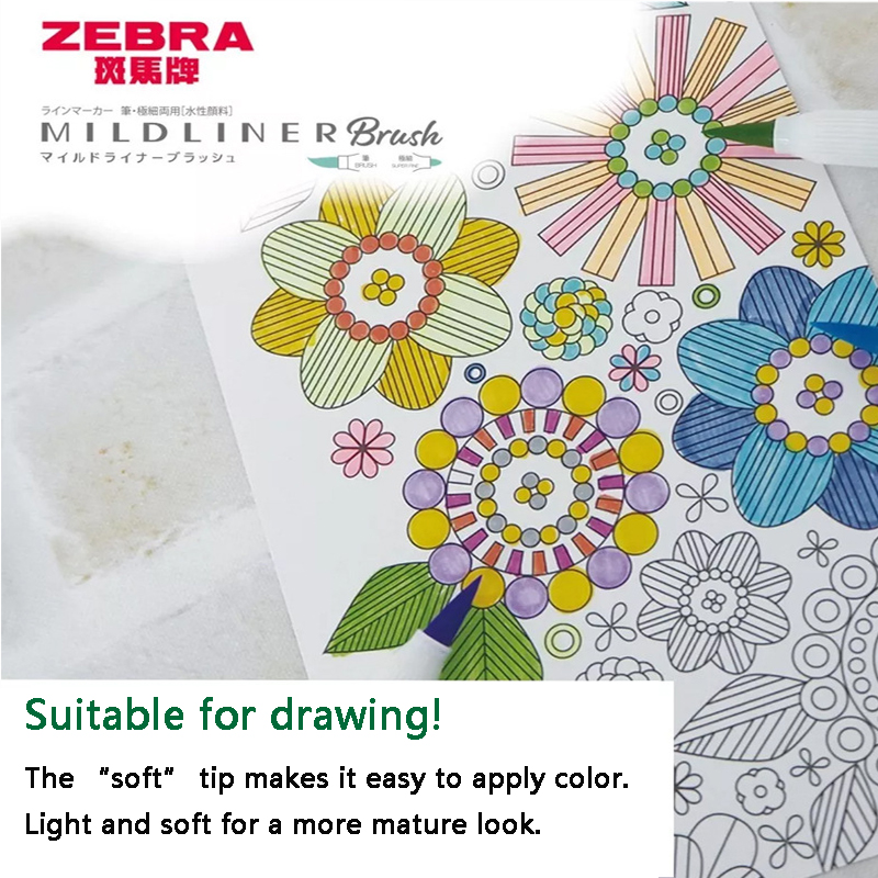 Zebra Highlighter WFT8 Mildlin - Zebra Pen Mildliner บทวิจารณ์และราคา