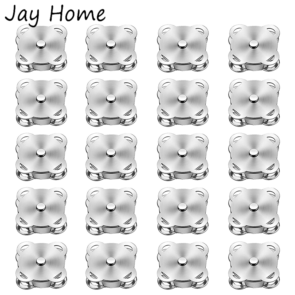 20ชุดปุ่มแม่เหล็กโลหะกระดุมแป๊ - Iron On Stud Set บทวิจารณ์และราคา
