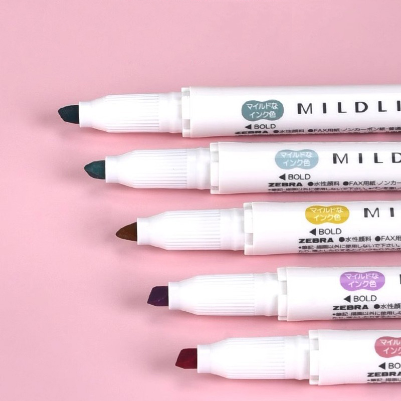 Zebra Mildliner Highlighter ปา - Zebra Pen Mildliner บทวิจารณ์และราคา