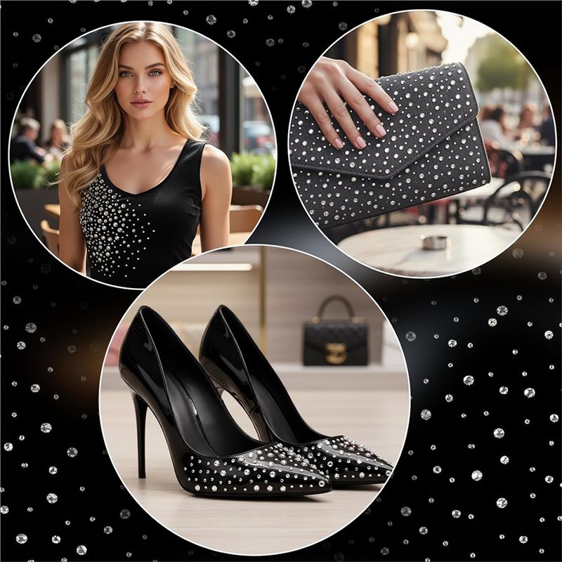 คริสตัลติดเสื้อแบบรีดร้อน ลายก - Hotfix Rhinestone Sheet บทวิจารณ์และราคา