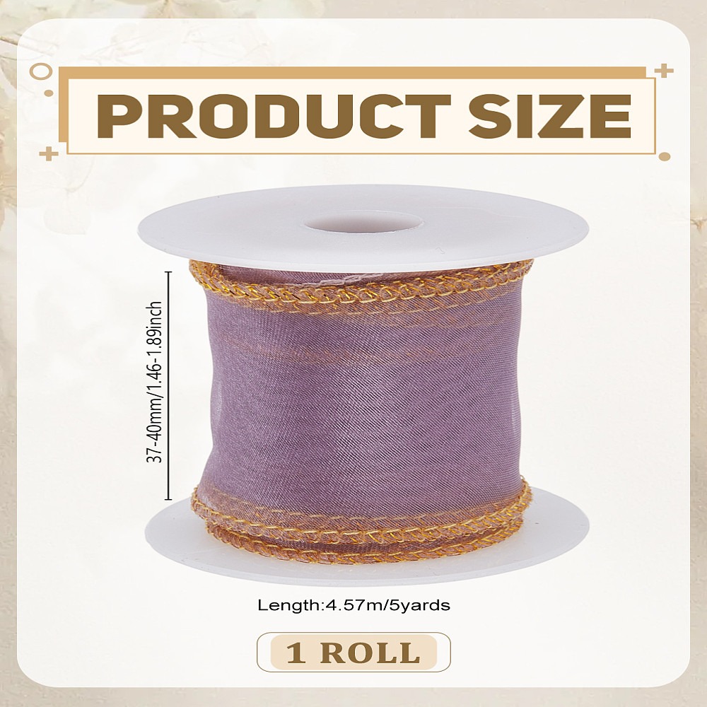 ริบบิ้นโพลีเอสเตอร์ออร์แกนซ่า  - Organza Ribbon Spool บทวิจารณ์และราคา