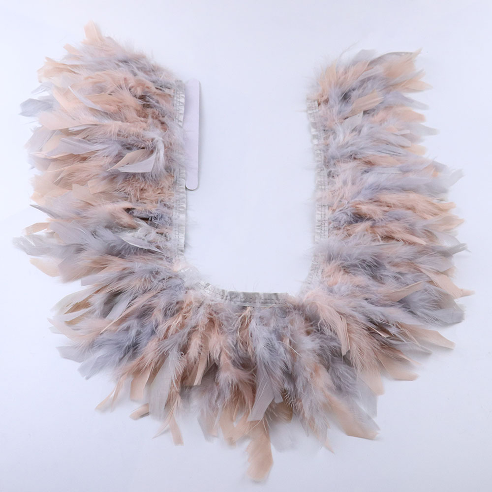 ริบบิ้นขนนกกระจอกเทศฟูฟ่อง ขอบ - Feather Trim Marabou บทวิจารณ์และราคา