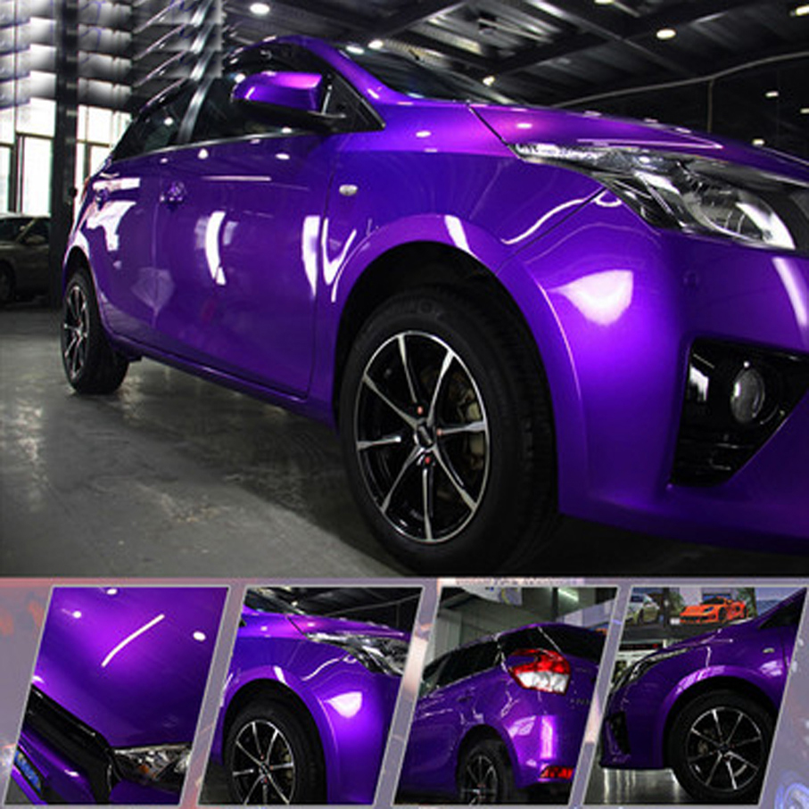 ฟิล์มไวนิลหุ้มรถสีม่วงเมทัลลิก - Glitter Vinyl Roll บทวิจารณ์และราคา