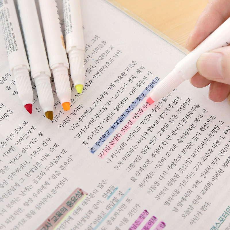 ปากกาเน้นข้อความปลายสองด้านใหม - Zebra Pen Mildliner บทวิจารณ์และราคา