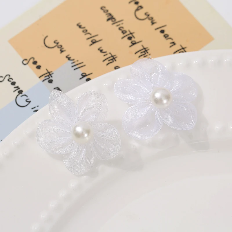 100PCS เพิร์ลเส้นด้ายดอกไม้ Ap - Applique Patch Flower บทวิจารณ์และราคา