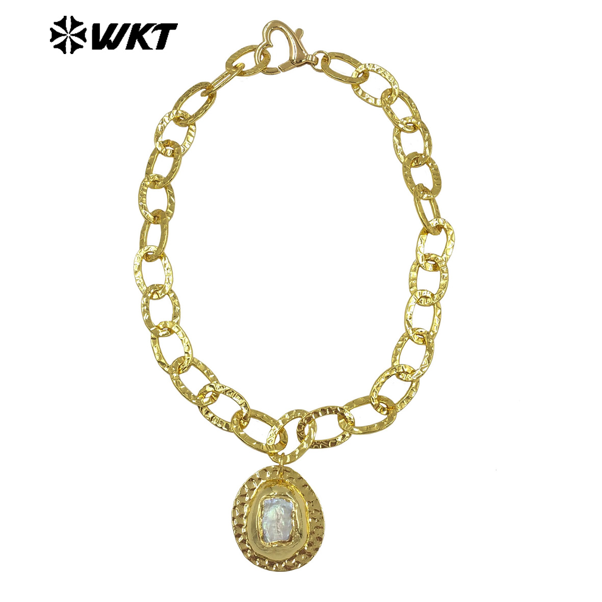 WT-JN367 สร้อยคอไข่มุกธรรมชาติ - Pearl Trim Chain บทวิจารณ์และราคา