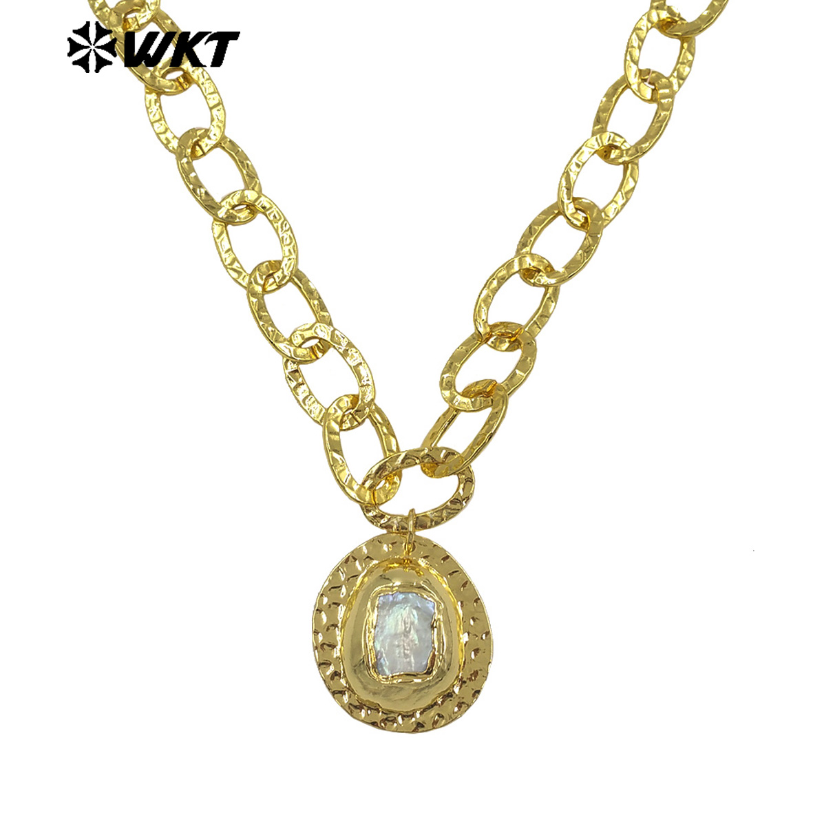 WT-JN367 สร้อยคอไข่มุกธรรมชาติ - Pearl Trim Chain บทวิจารณ์และราคา