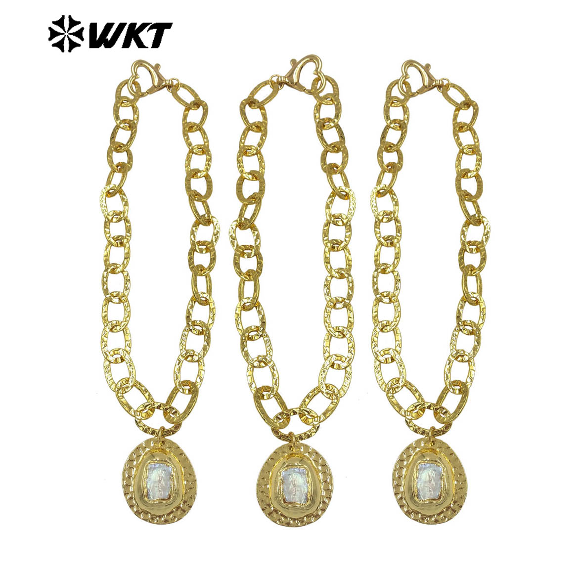 WT-JN367 สร้อยคอไข่มุกธรรมชาติ - Pearl Trim Chain บทวิจารณ์และราคา