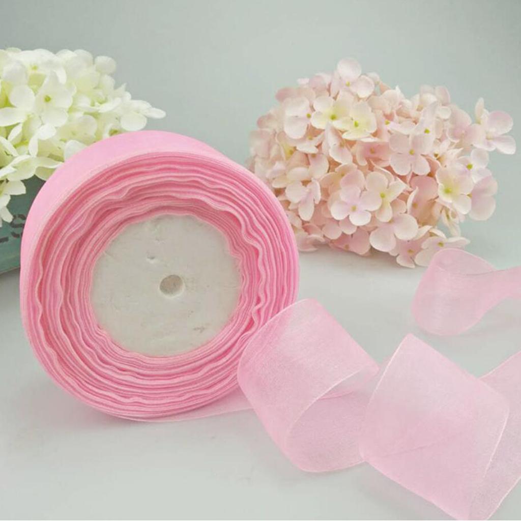 ริบบิ้นออร์แกนซ่าเนื้อบางเบา ร - Organza Ribbon Spool บทวิจารณ์และราคา