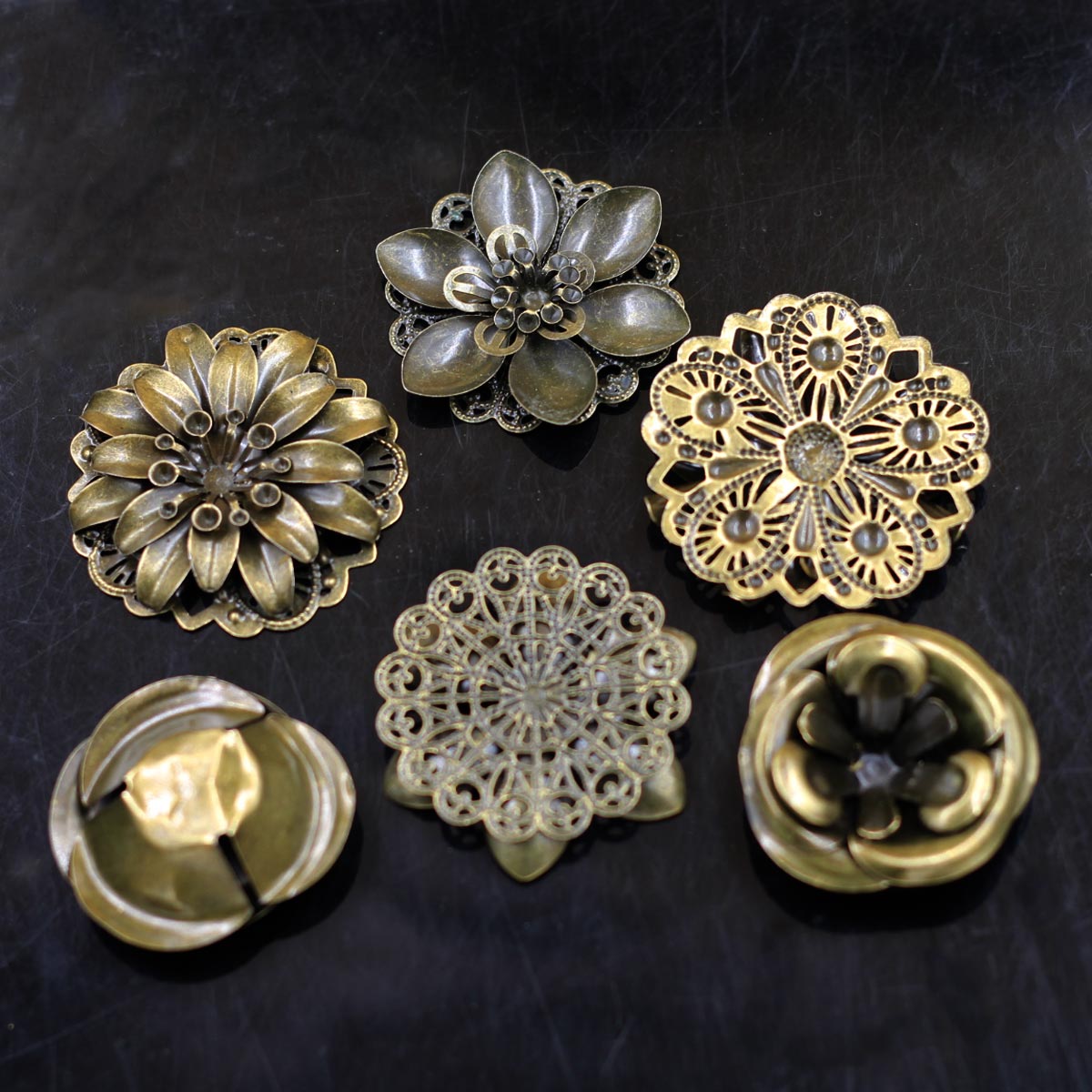 6 ชิ้น Embellishments ผสมดอกไม - Embellish Craft บทวิจารณ์และราคา
