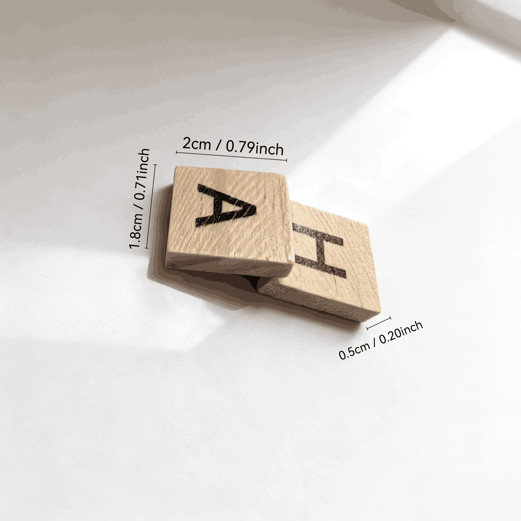 100 ชิ้น ลูกบาศก์ตัวอักษรไม้สำ - Embellish Craft บทวิจารณ์และราคา