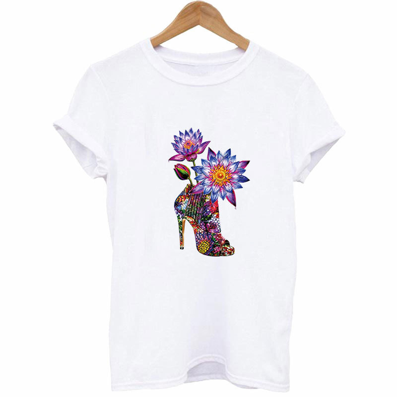 รองเท้าส้นสูงดอกไม้เหล็กบน Pat - Applique Patch Flower บทวิจารณ์และราคา