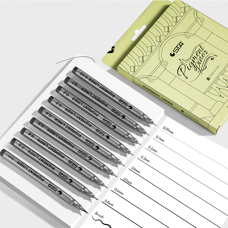 0.1/0.2/0.3/0.4/0.5 ปากกาวาดเส - Copic Marker Sketch บทวิจารณ์และราคา