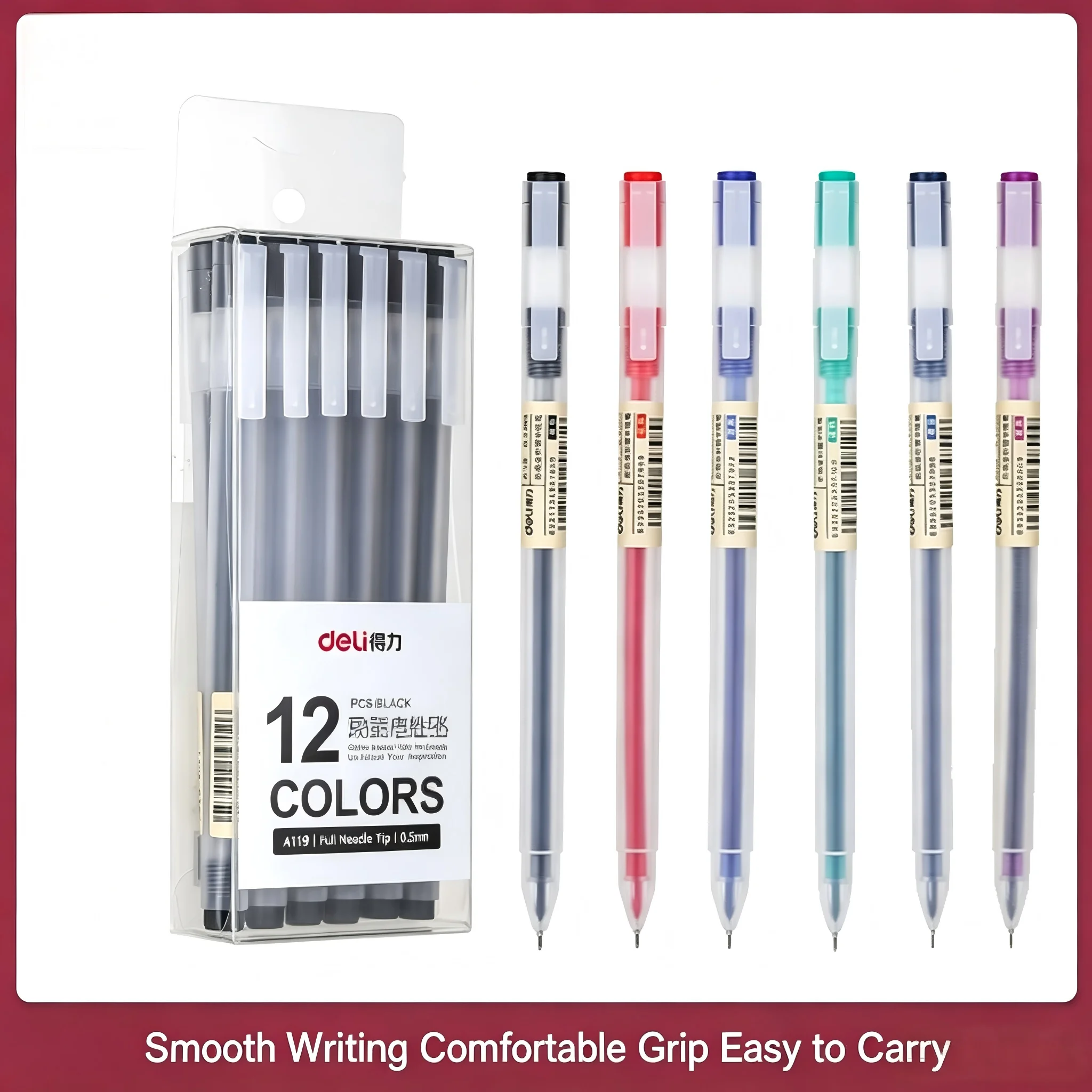 A119 ปากกาเจลสีดำ 0.5 มม. ปลาย - Muji Stationery Gel Pen บทวิจารณ์และราคา