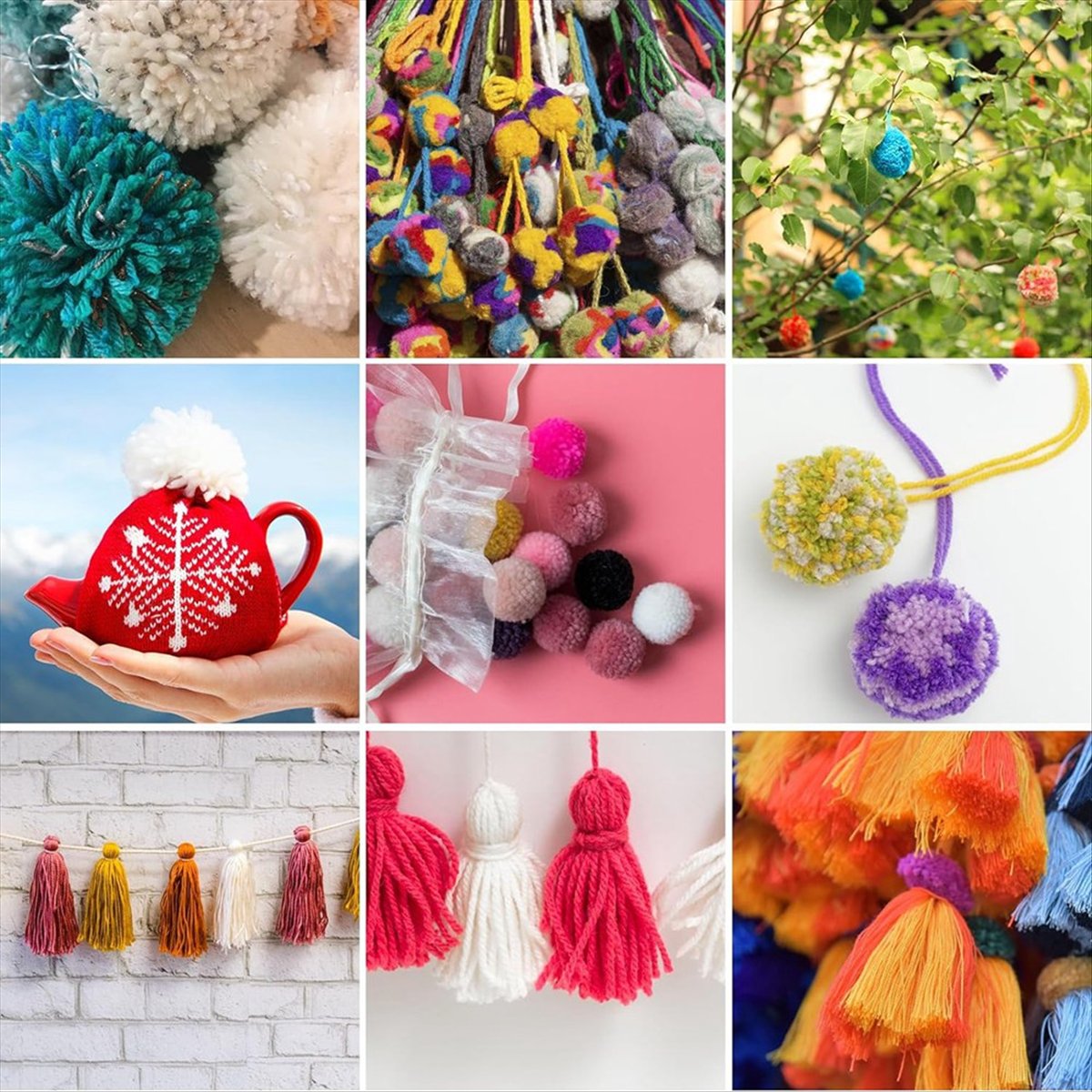 ชุดเครื่องมือทำปอมปอม KSOL พร้ - Pom Pom Maker Tool บทวิจารณ์และราคา
