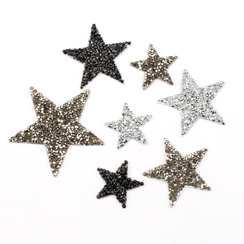 4/6/8 ซม.Hotfix Jet Hematite S - Hotfix Rhinestone Sheet บทวิจารณ์และราคา