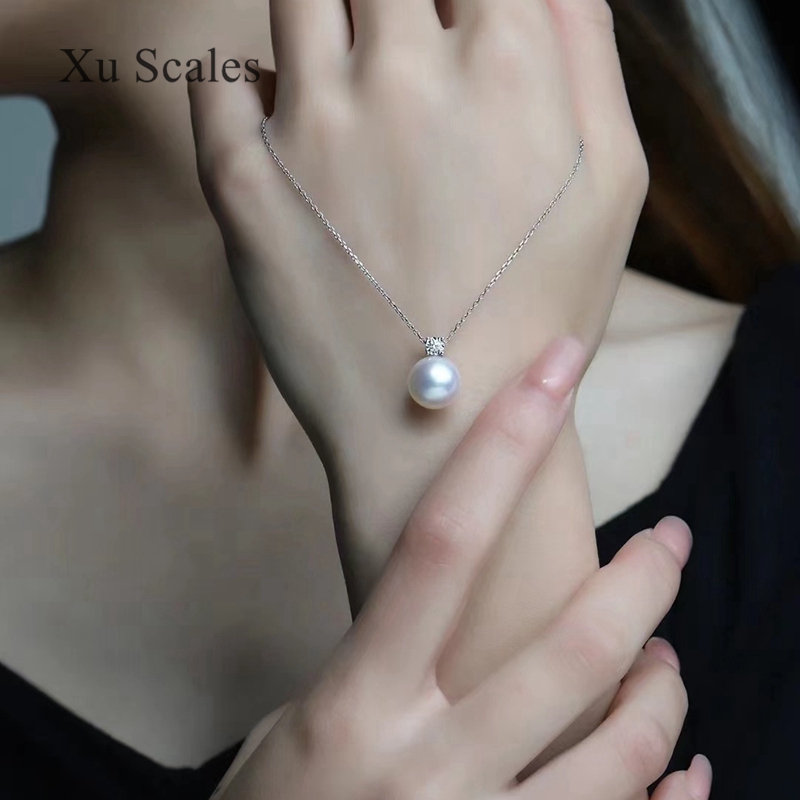 จี้มุกธรรมชาติ9-11มม.S925เงินส - Pearl Trim Chain บทวิจารณ์และราคา