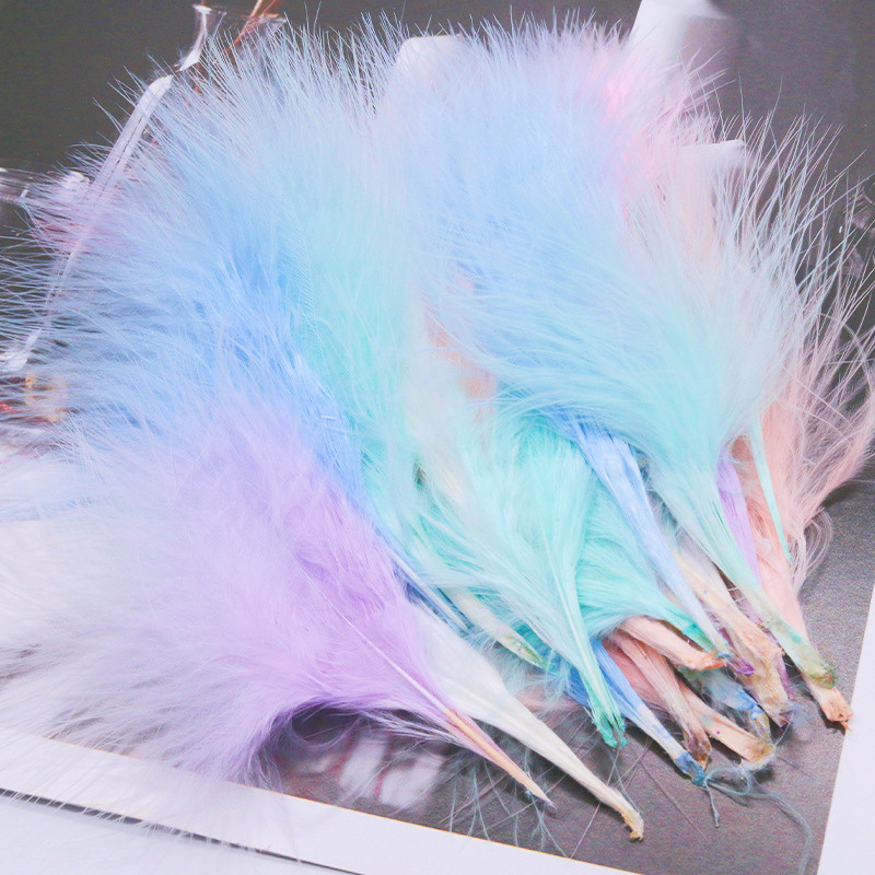 8-12ซม.สี Plumas ธรรมชาติตุรกี - Feather Trim Marabou บทวิจารณ์และราคา