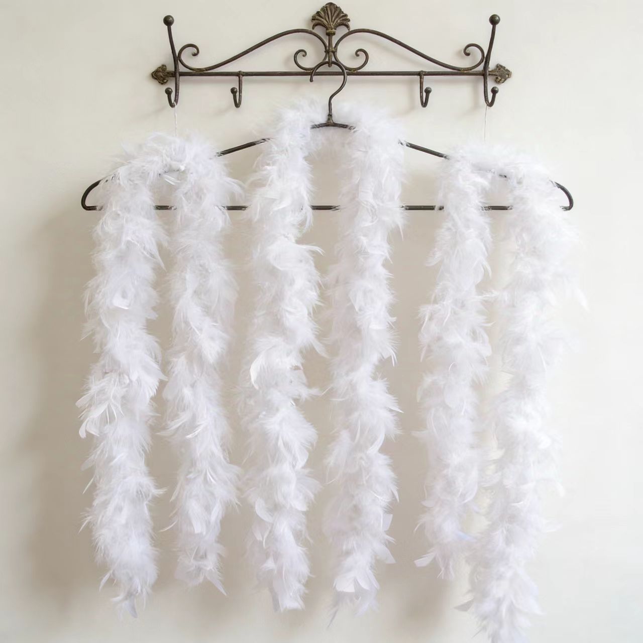 ขนนกมาราบูตุรกี 2 เมตร น้ำหนัก - Feather Trim Marabou บทวิจารณ์และราคา