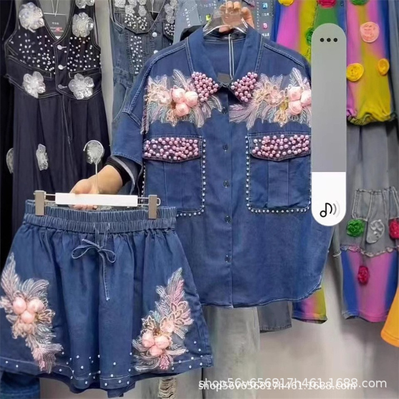 ผู้หญิงเพชรลูกปัดดอกไม้เย็บปัก - Applique Patch Flower บทวิจารณ์และราคา